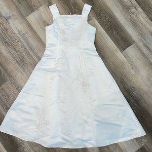 *NWT* Bonnie Jean White Dress Size 12